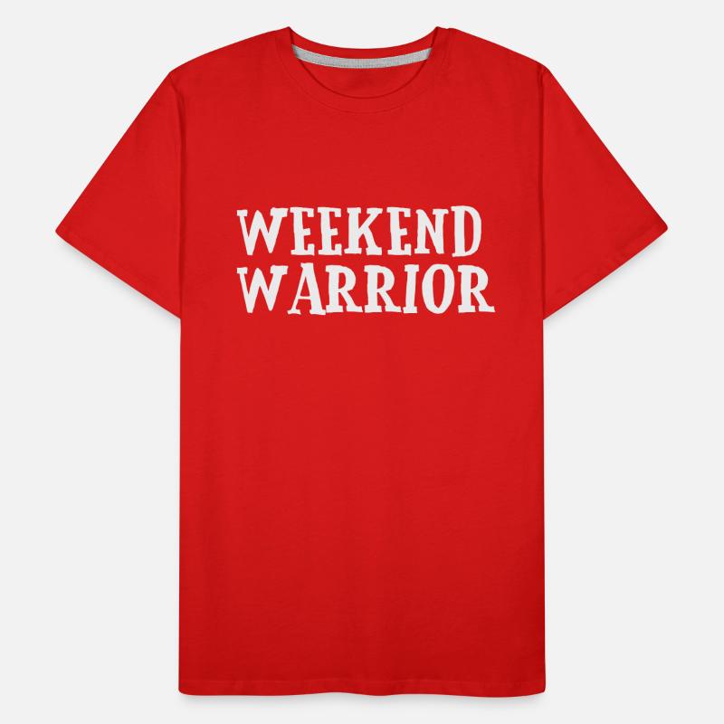 Weekend Warrior Männer Premium Bio T-Shirt