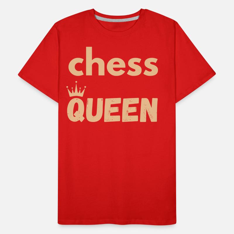 Échecs Disant Cadeau Échec et Mat Dames Gambit T-shirt bio Premium Homme