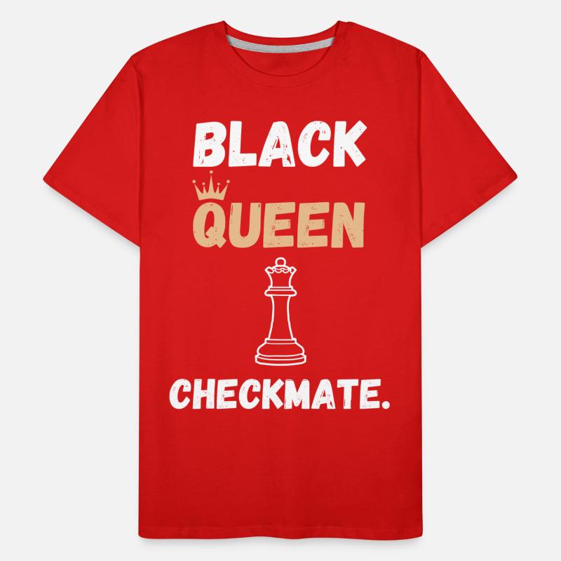 Échecs Disant Cadeau Échec et Mat Dames Gambit T-shirt bio Premium Homme