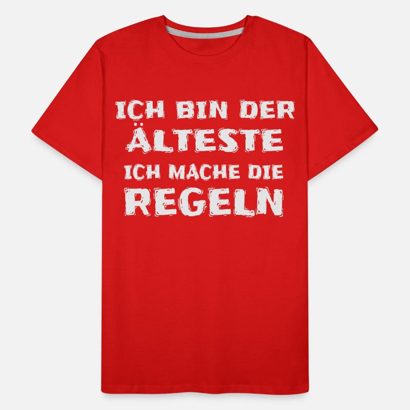 Ich Bin der Älteste Männer Premium Bio T-Shirt