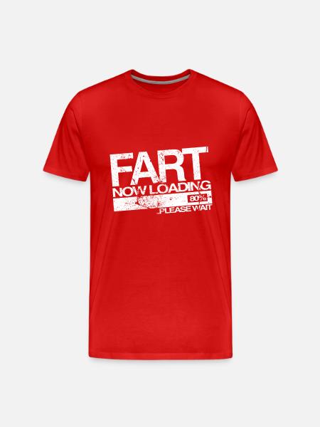 Spruch Sprüche lustig Geschenkidee - Männer Premium Bio T-Shirt - Rot