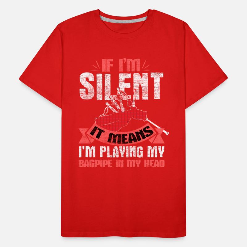 Cornemuse cornemuse musicienne idée cadeau T-shirt bio Premium Homme
