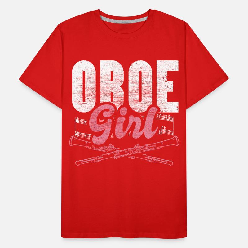 Oboe orchestra gift idea Men's Premium Organic T-Shirt