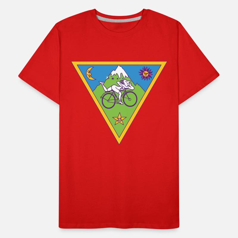 Albert Hofmann LSD Triangle Men's Premium Organic T-Shirt