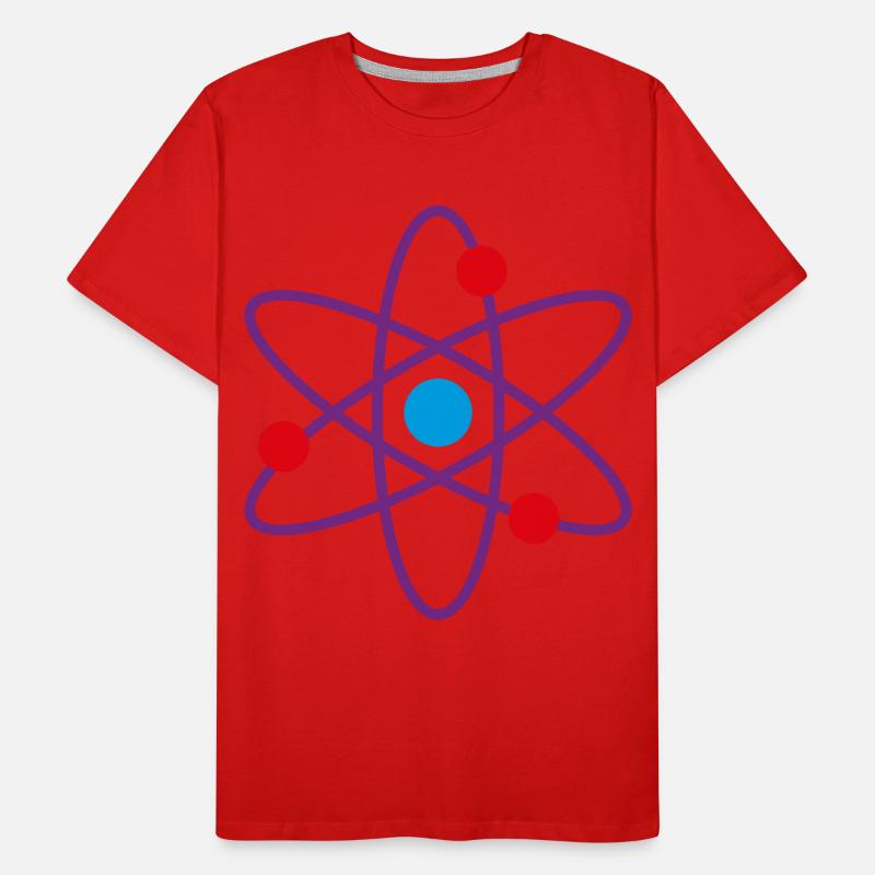Atom Physics Symbol Men's Premium Organic T-Shirt