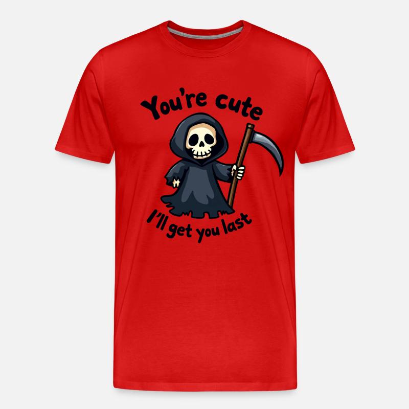 Süßer Sensenmann - Du bist süß - Männer Premium Bio T-Shirt - undefined