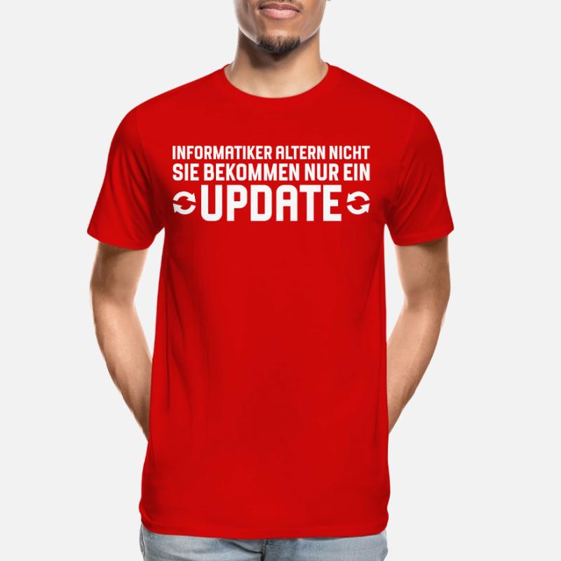 Computer scientists age, not programmers Men's Premium Organic T-Shirt