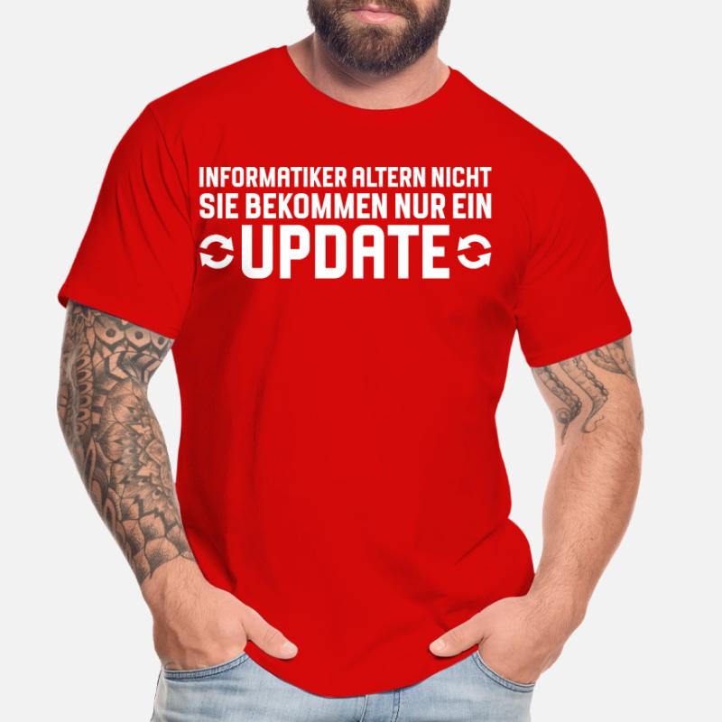 Computer scientists age, not programmers Men's Premium Organic T-Shirt