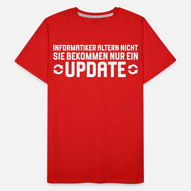 Computer scientists age, not programmers Men's Premium Organic T-Shirt