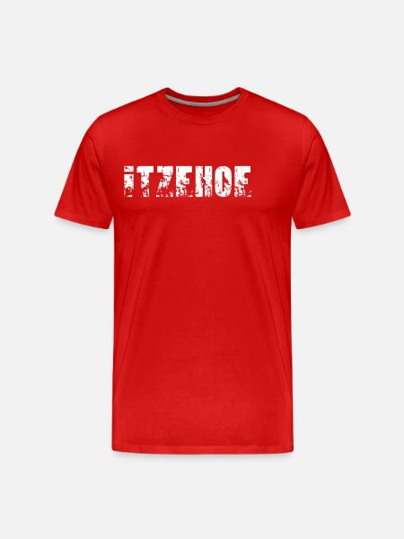 Itzehoe - Männer Premium Bio T-Shirt - Rot