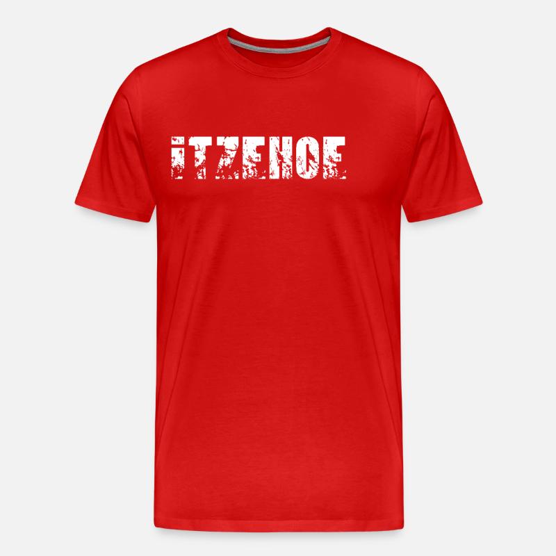 Itzehoe - Männer Premium Bio T-Shirt - Rot