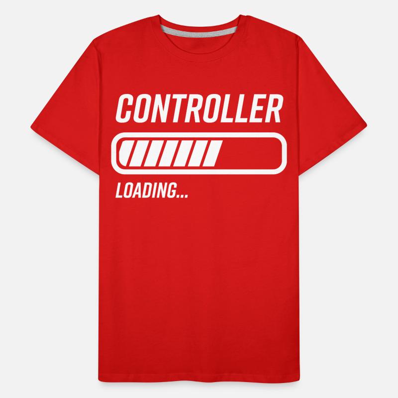 Controller Loading Ladebalken Männer Premium Bio T-Shirt
