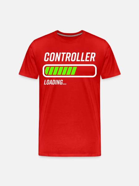 Controller Loading Ladebalken - Männer Premium Bio T-Shirt - Rot