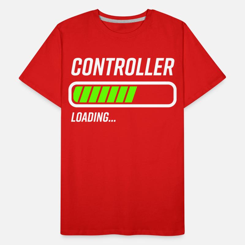 Controller Loading Ladebalken Männer Premium Bio T-Shirt