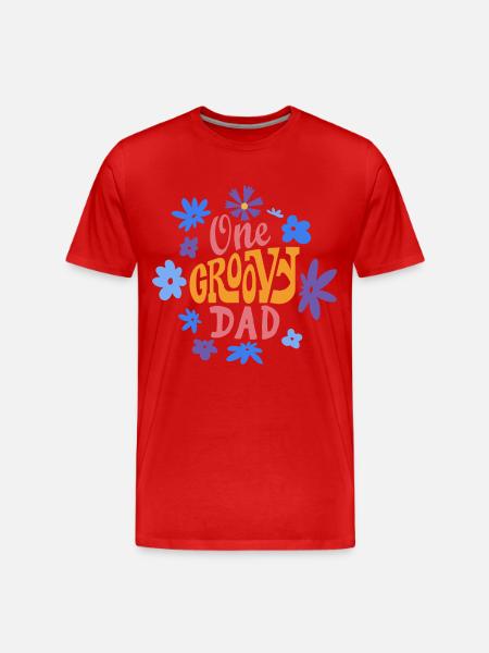 One Groovy Dad - Men's Premium Organic T-Shirt -