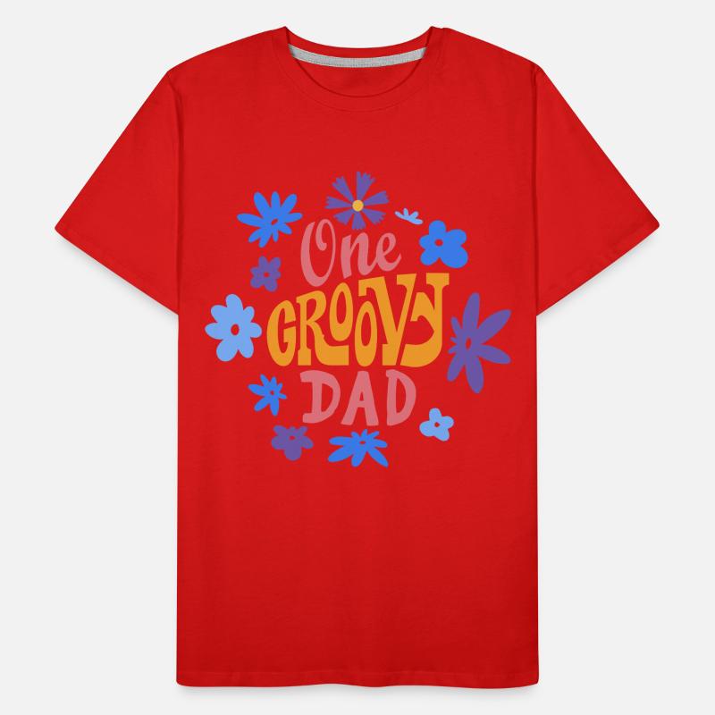 One Groovy Dad Men's Premium Organic T-Shirt