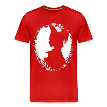 Gothic Girl Dark Fairytale Goth Occult Women Batc - T-shirt bio Premium Homme - rouge - Devant - Damien (186cm)
