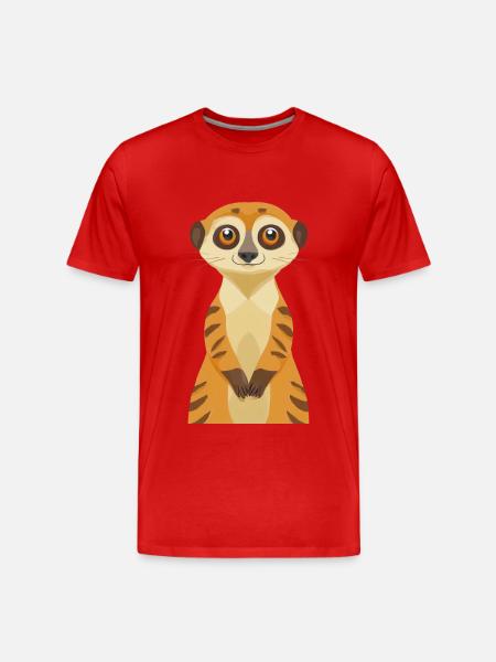 Suricate - T-shirt bio Premium Homme - rouge