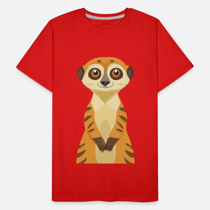 Erdmännchen Männer Premium Bio T-Shirt