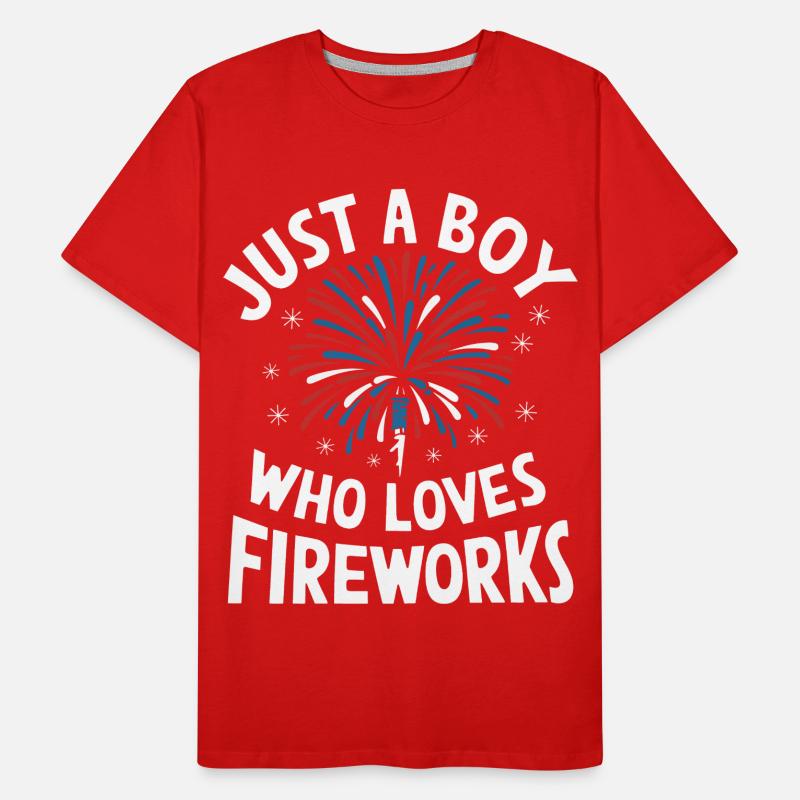 Pyrotechnics Fireworks Pyrotechnics Men's Premium Organic T-Shirt