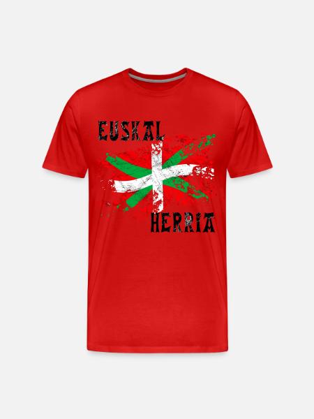 Pays Basque - Euskal Herria 21 - T-shirt bio Premium Homme - rouge