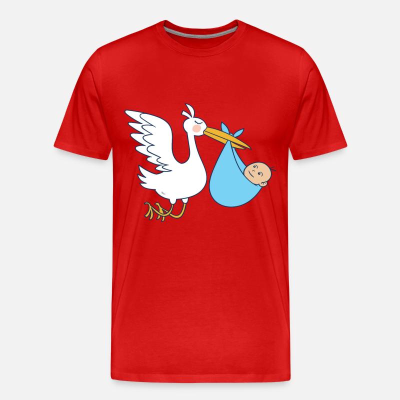 Gaver til jordemødre | Jordemoder jordemoder - Herre Premium T-shirt økologisk - rød