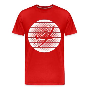 Gliding Glider Glider Idées cadeaux - T-shirt bio Premium Homme - rouge - Devant - Damien (186cm)