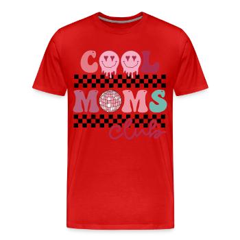 Mama - Männer Premium Bio T-Shirt - Rot - Vorne - Damien (186cm)