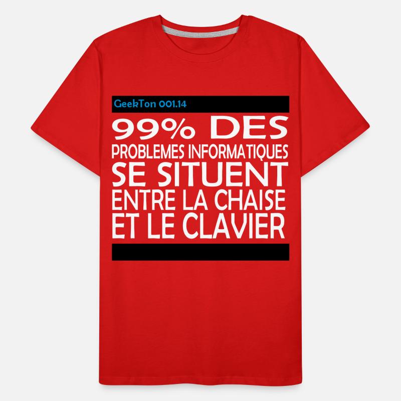 (14_99pourcent) T-shirt bio Premium Homme