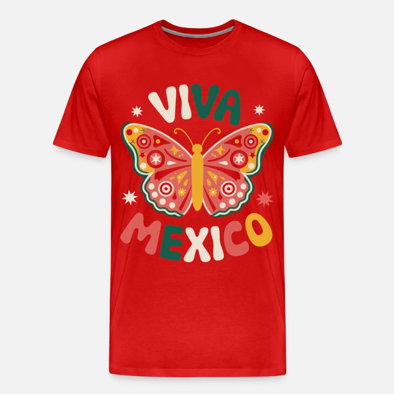 Mexique Mexique Mexicain Espagnol - T-shirt bio Premium Homme - rouge