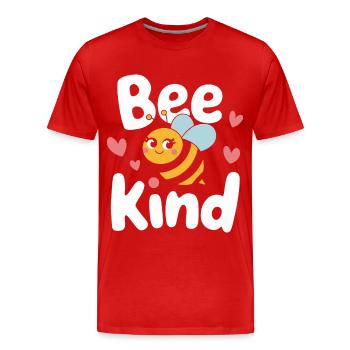 abeille abeille apicultrice abeille abeille - T-shirt bio Premium Homme - rouge - Devant - Damien (186cm)