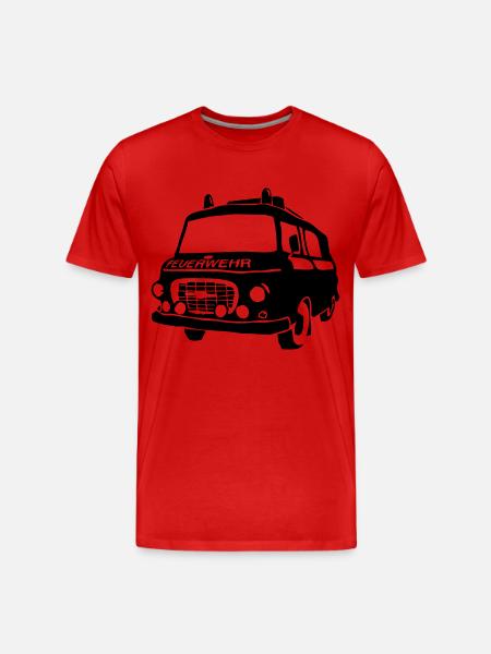 BARKAS B1000 KLF - Männer Premium Bio T-Shirt - Rot