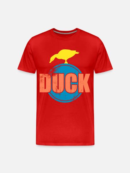 Canard - T-shirt bio Premium Homme - rouge