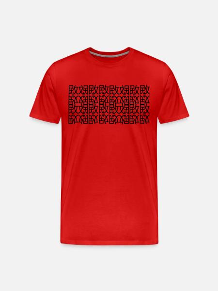 Einzigartig - Männer Premium Bio T-Shirt - Rot