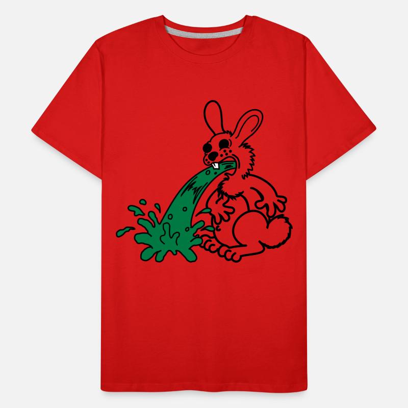 vomit lapin T-shirt bio Premium Homme