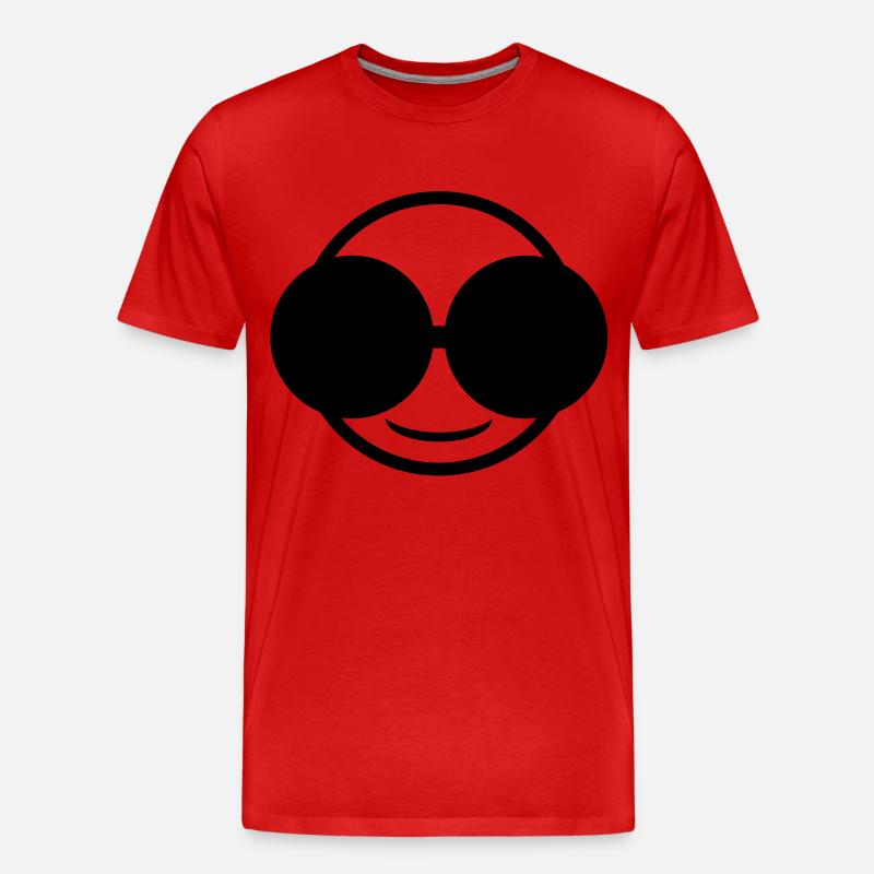 blind - Männer Premium Bio T-Shirt - Rot