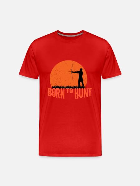 chasse - T-shirt bio Premium Homme - rouge