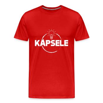 Käpsele Schwabe Souabe souabe cadeau souabe - T-shirt bio Premium Homme - rouge - Devant - Damien (186cm)