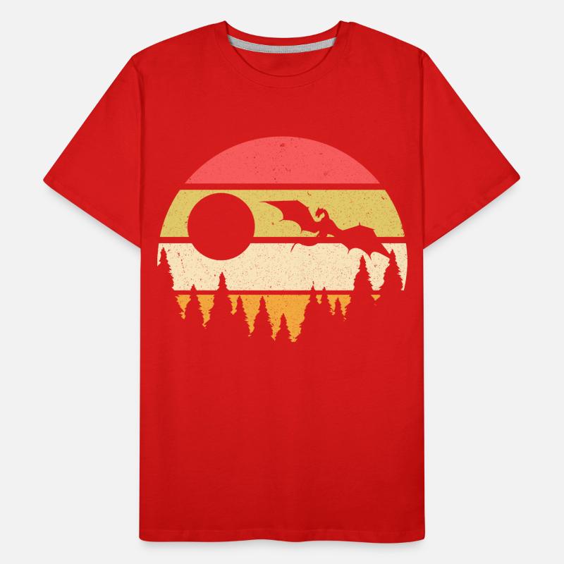 Dragons middle ages role play gift idea Men's Premium Organic T-Shirt