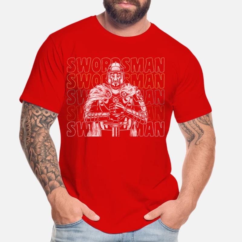 Épée Épée Guerrier Épées T-shirt bio Premium Homme