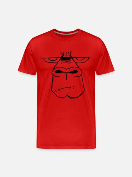 Ape - Männer Premium Bio T-Shirt - Rot