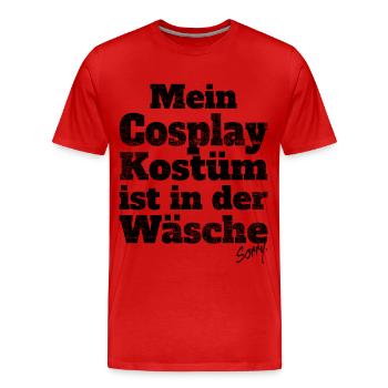 Cosplay Kostüm In Wäsche Anime Manga Cosplayer - Männer Premium Bio T-Shirt - Rot - Vorne - Damien (186cm)