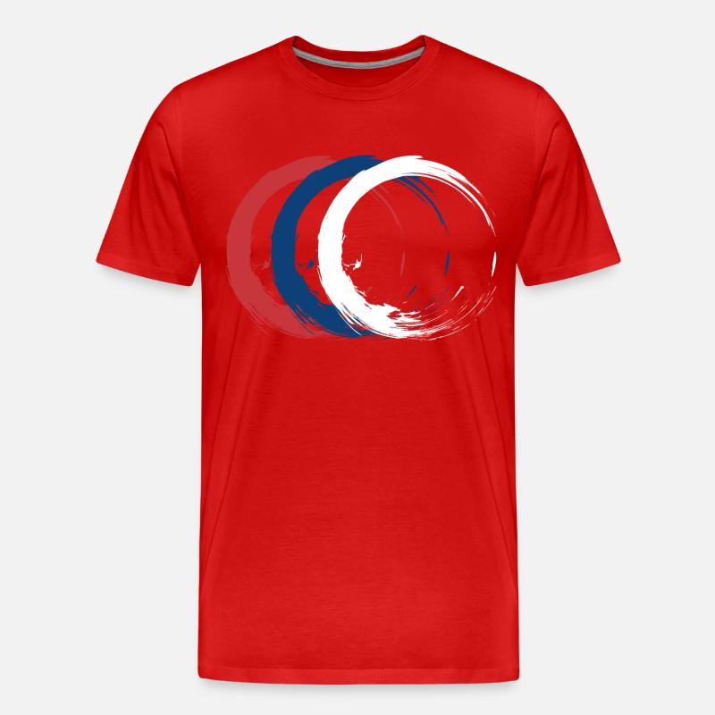 Serbien - Männer Premium Bio T-Shirt - Rot