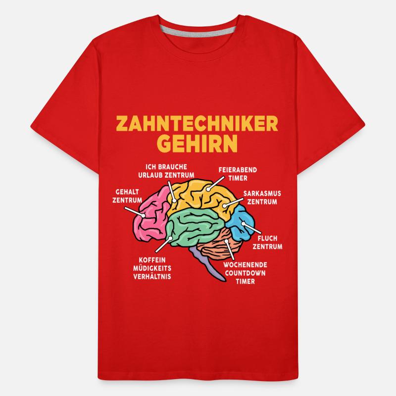 Zahntechniker Männer Premium Bio T-Shirt