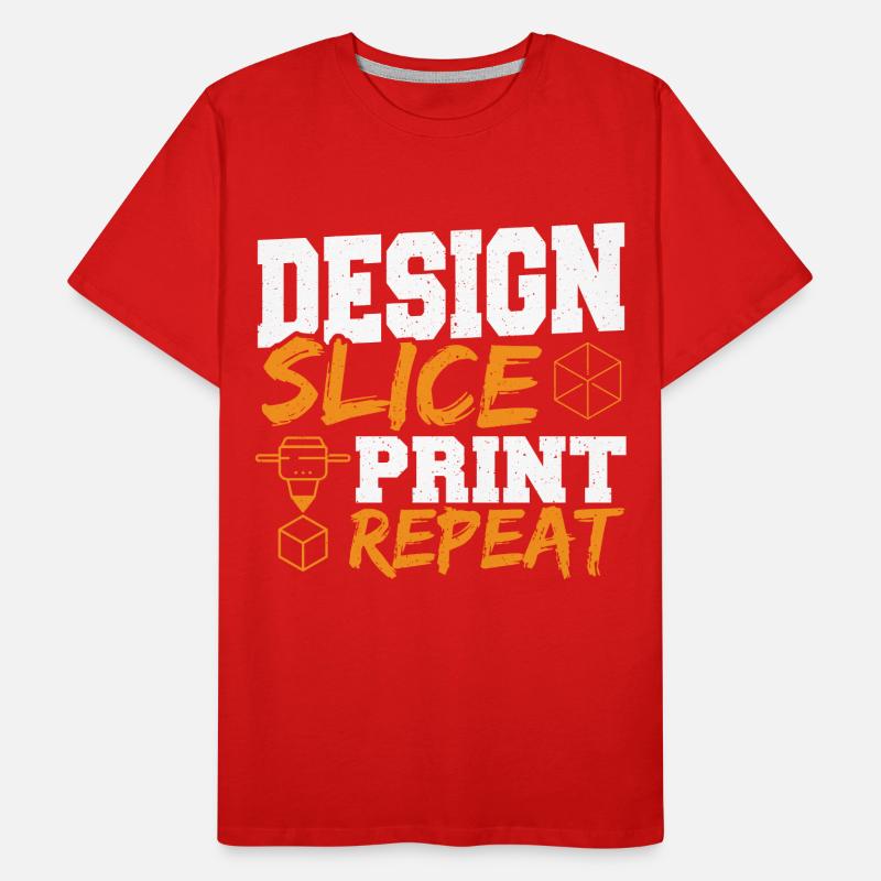 Impression 3D Amateurs d’impression 3D Imprimante 3D CNC T-shirt bio Premium Homme