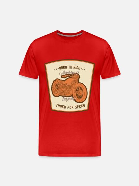 Bikers, motorcyclists - Men's Premium Organic T-Shirt - red