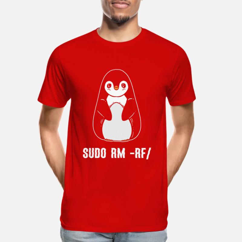 sudo rm rf / Linux Computer Programmer Männer Premium Bio T-Shirt