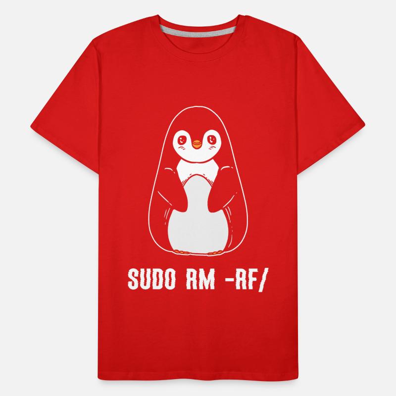 sudo rm rf / Linux Computer Programmer Männer Premium Bio T-Shirt