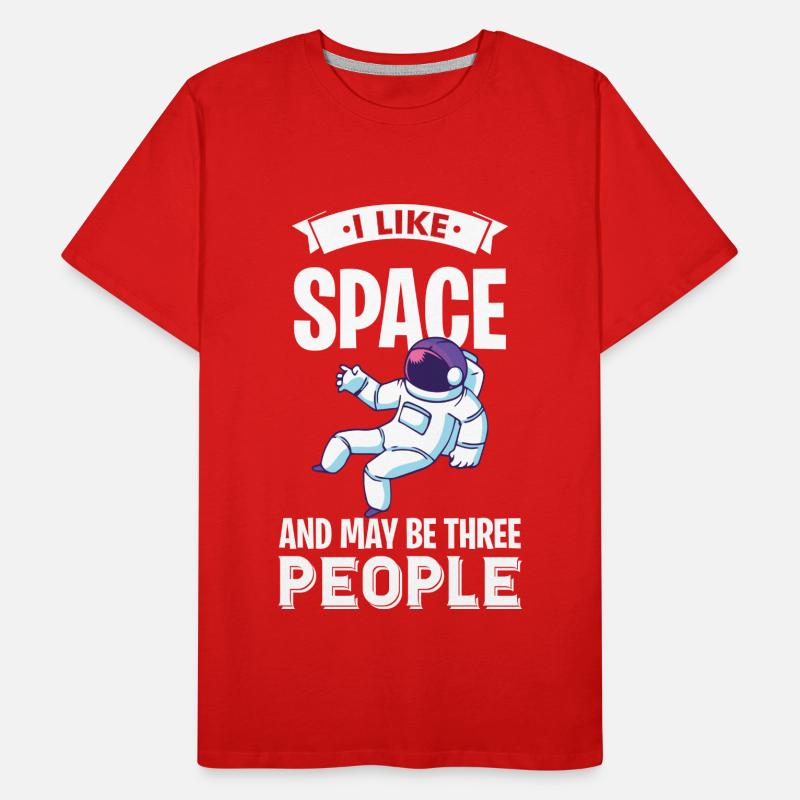Espace Astronaute Planètes Système solaire Galaxy M T-shirt bio Premium Homme