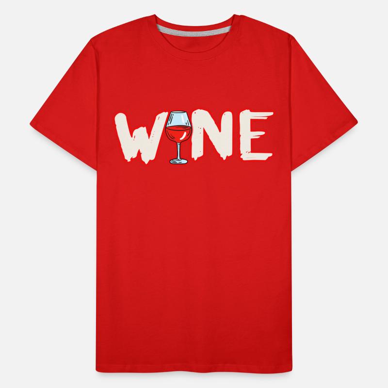 Wine Gift Idea Men's Premium Organic T-Shirt